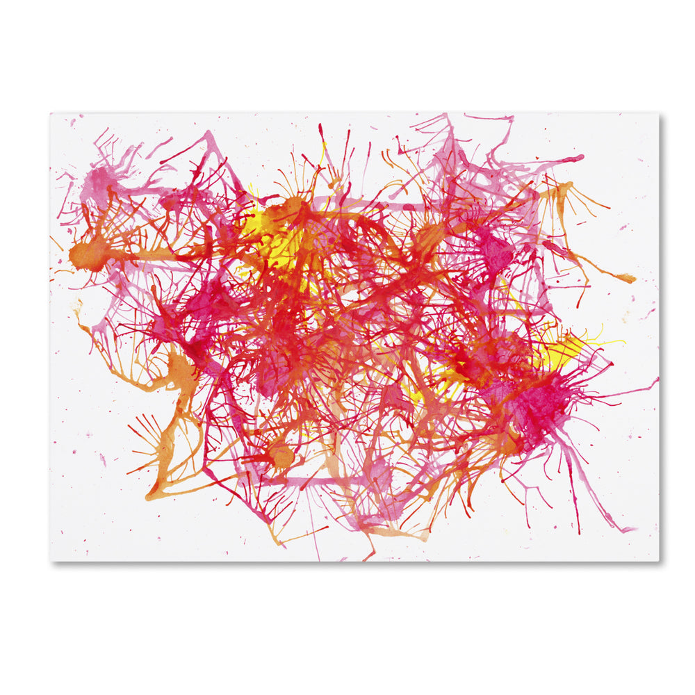 Hello Angel Splatters 2 14 x 19 Canvas Art Image 2