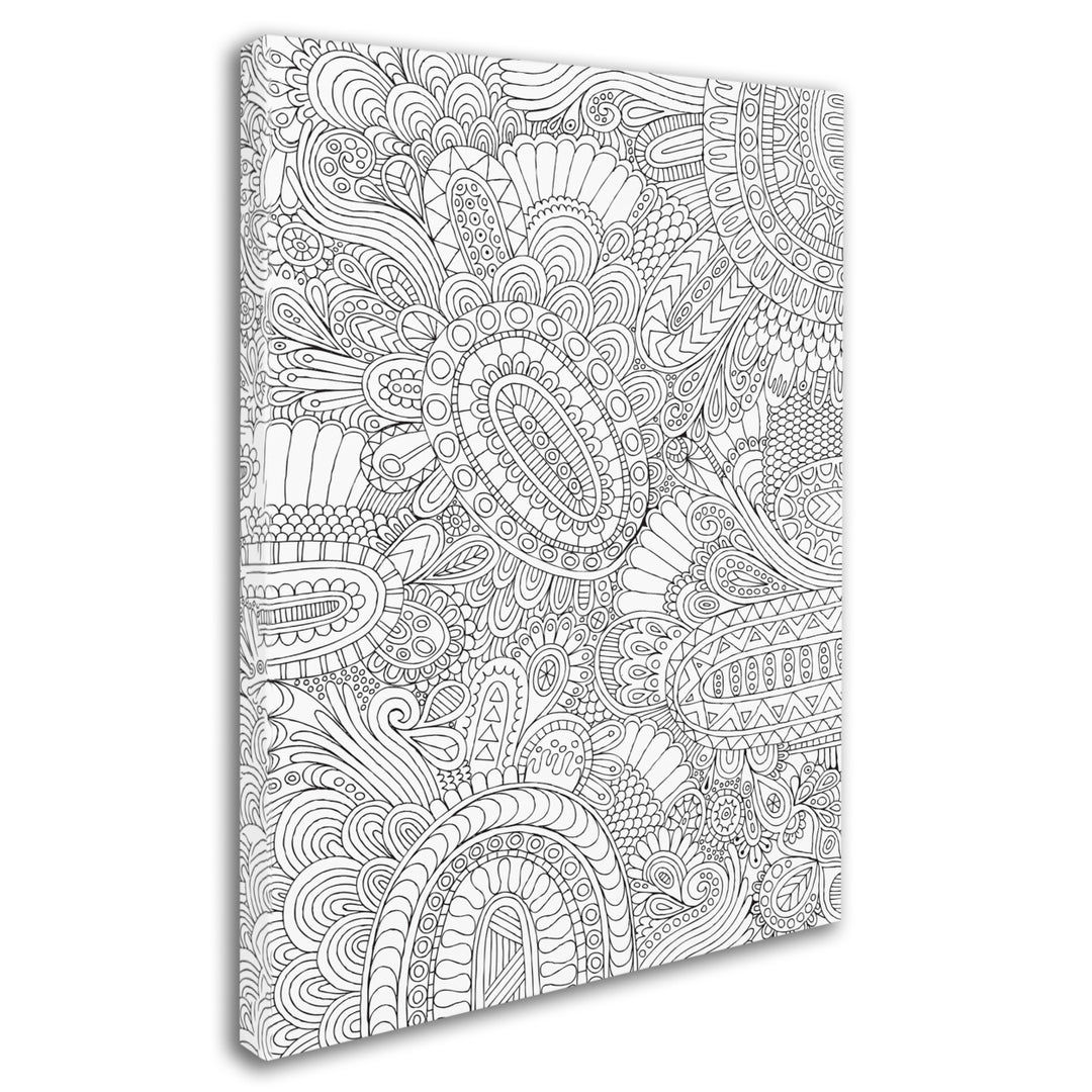 Hello Angel Doodles All Over 2 14 x 19 Canvas Art Image 3