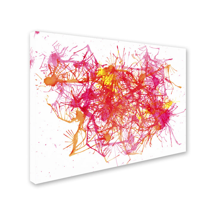 Hello Angel Splatters 2 14 x 19 Canvas Art Image 3