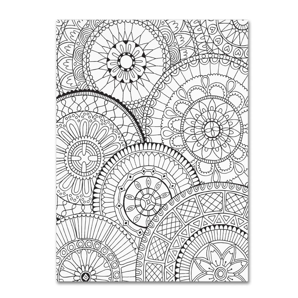 Hello Angel Page of Mandalas 14 x 19 Canvas Art Image 2