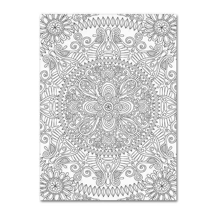 Hello Angel Mandala One 14 x 19 Canvas Art Image 1