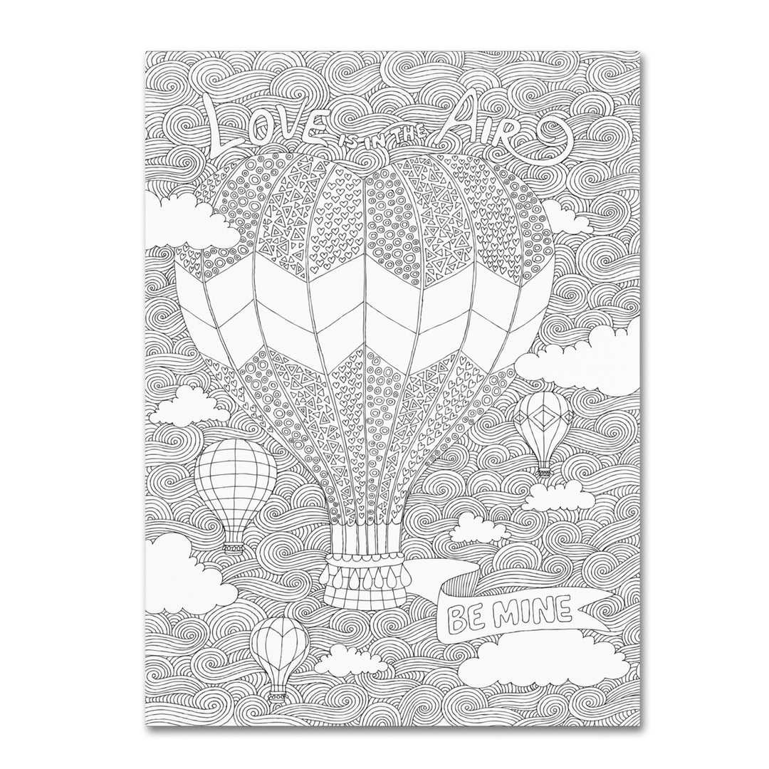 Hello Angel Love is in the Air 14 x 19 Canvas Art Image 2