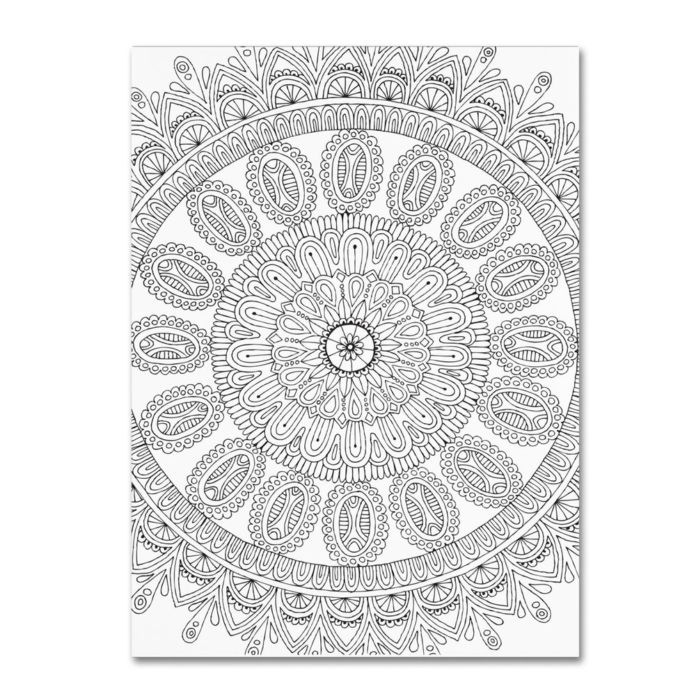 Hello Angel Mandala 14 x 19 Canvas Art Image 2