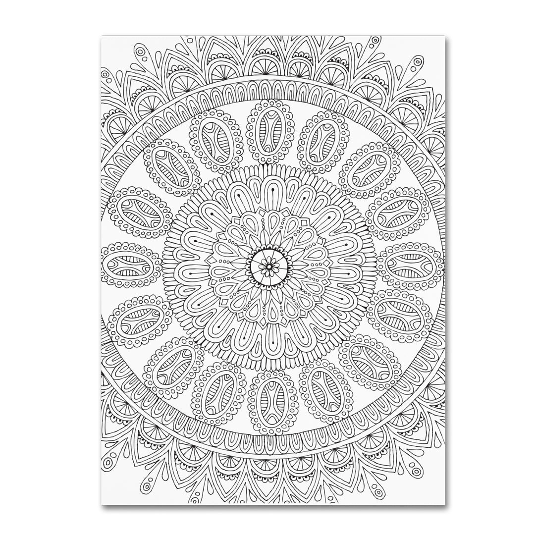 Hello Angel Mandala 14 x 19 Canvas Art Image 2