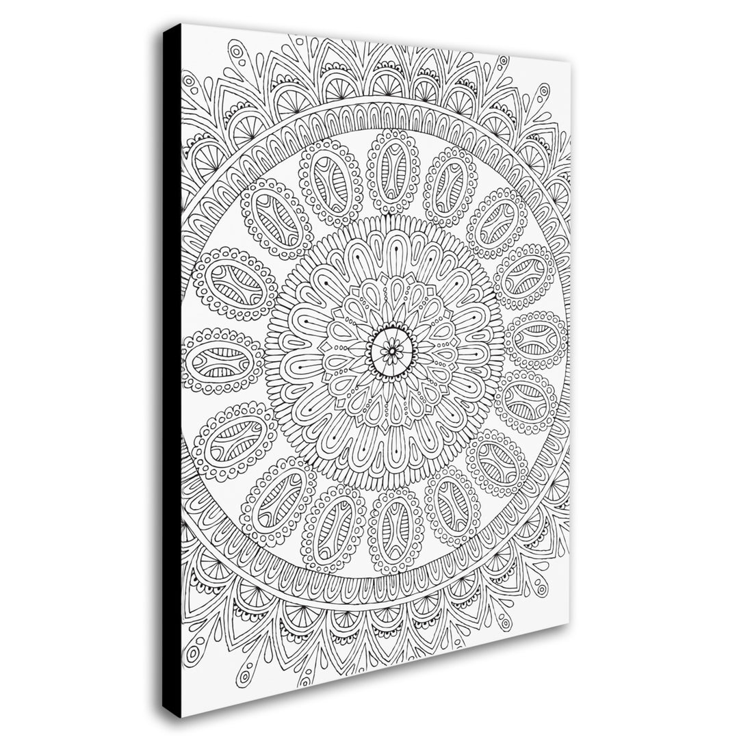 Hello Angel Mandala 14 x 19 Canvas Art Image 3