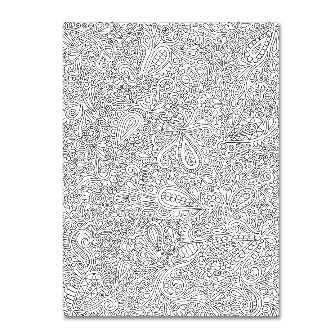 Hello Angel Oodles of Doodles 14 x 19 Canvas Art Image 2