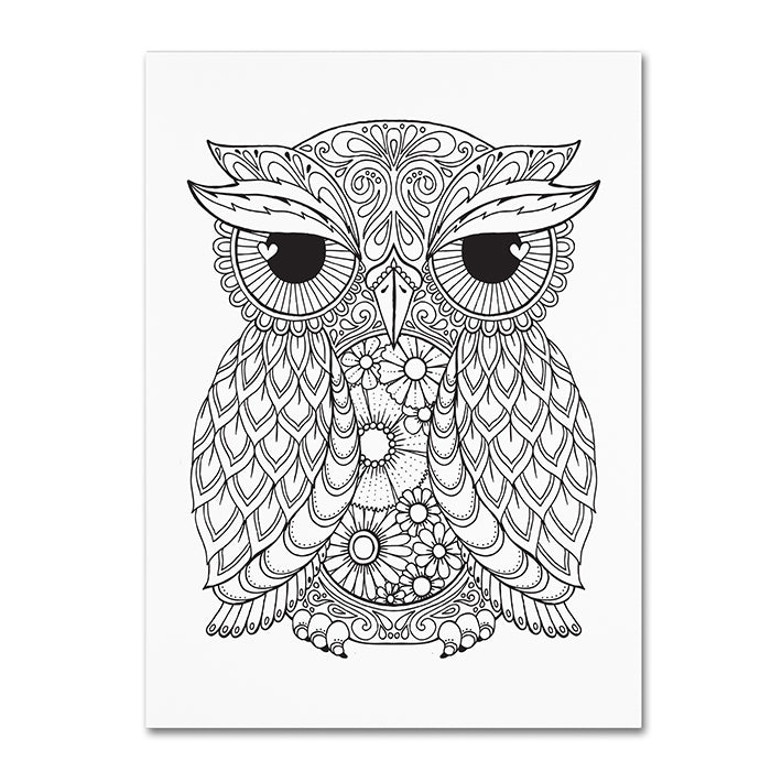 Hello Angel Owl 2 14 x 19 Canvas Art Image 1