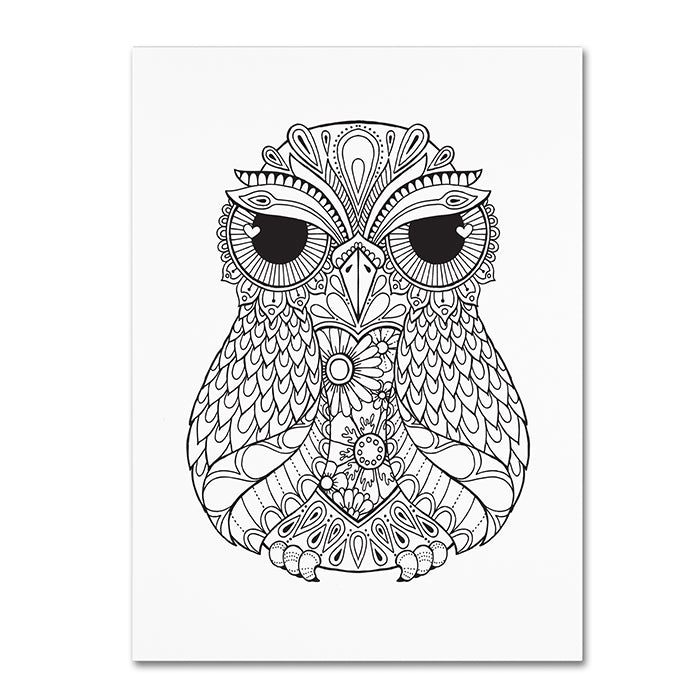 Hello Angel Owl 4 14 x 19 Canvas Art Image 1