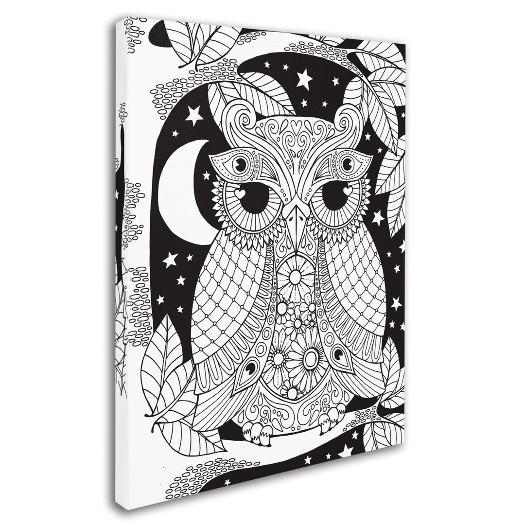 Hello Angel Owl on a Branch 14 x 19 Canvas Art Image 3