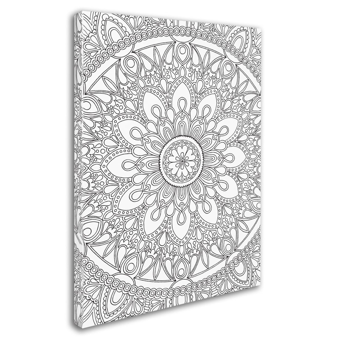 Hello Angel Delightful Mandala 14 x 19 Canvas Art Image 3