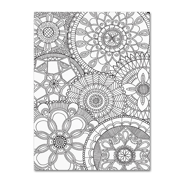 Hello Angel Family Mandalas 14 x 19 Canvas Art Image 1