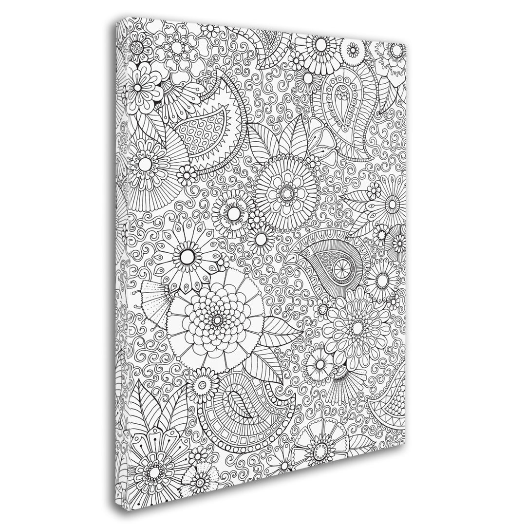 Hello Angel Paisley Floral 14 x 19 Canvas Art Image 3