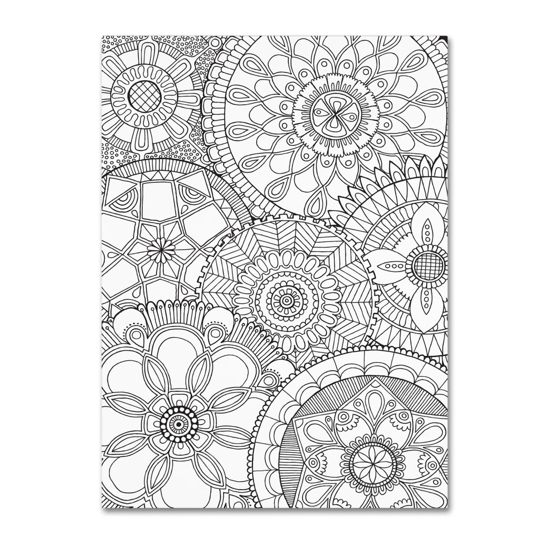 Hello Angel Family Mandalas 14 x 19 Canvas Art Image 2