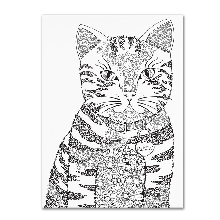 Hello Angel Miaow 14 x 19 Canvas Art Image 2