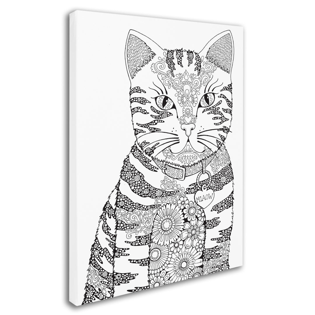 Hello Angel Miaow 14 x 19 Canvas Art Image 3