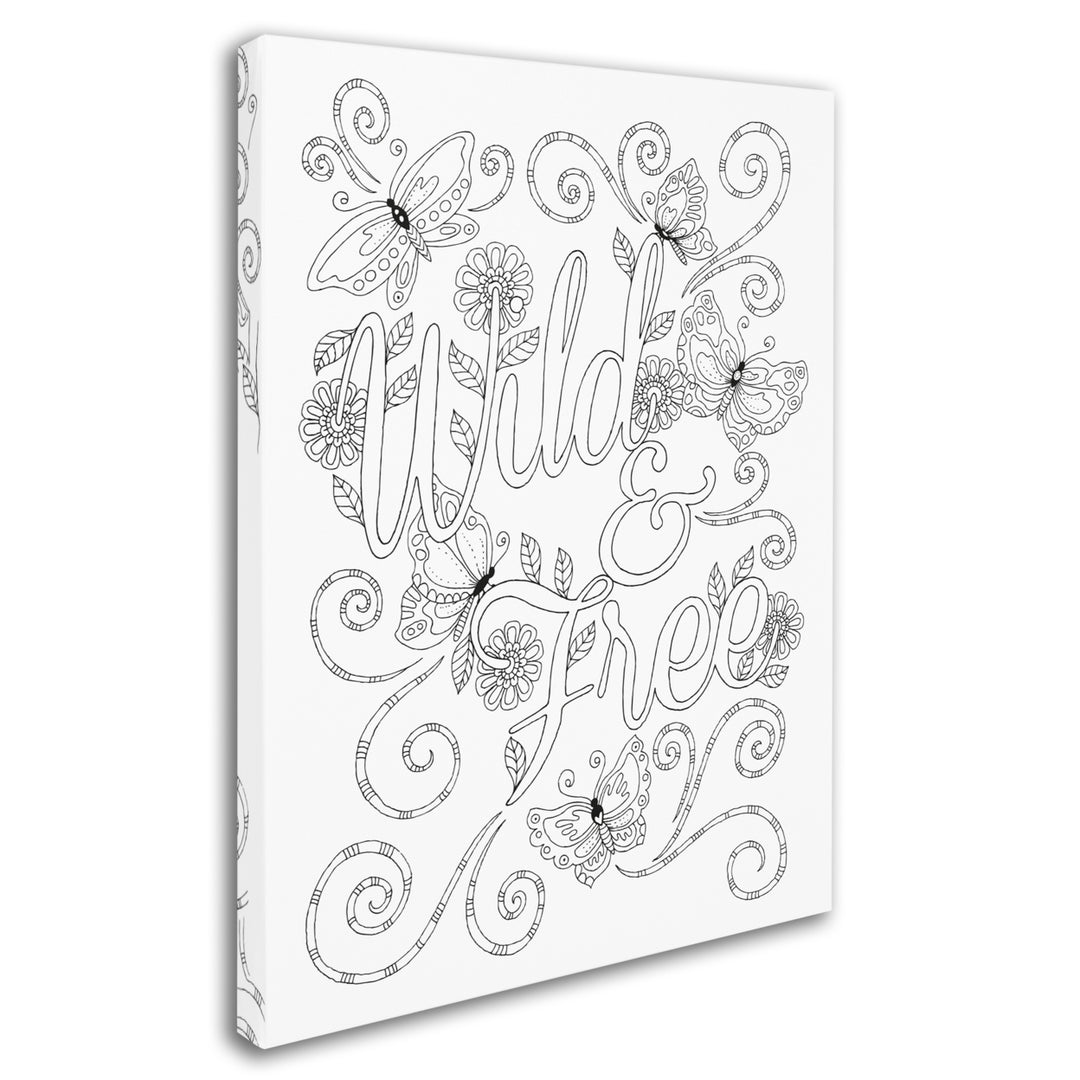 Hello Angel Letters and Words 11 14 x 19 Canvas Art Image 3