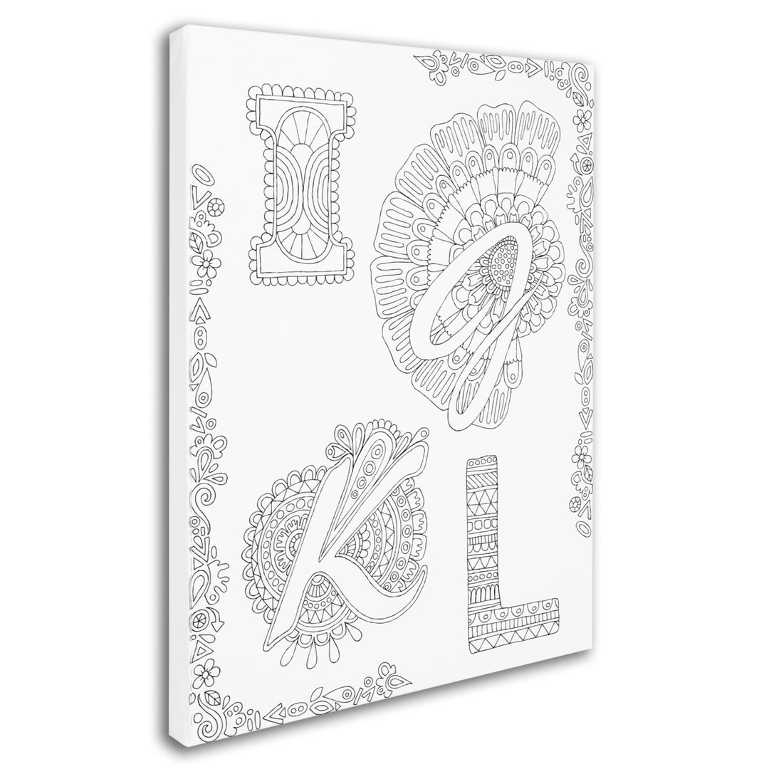 Hello Angel Letters and Words 26 14 x 19 Canvas Art Image 3