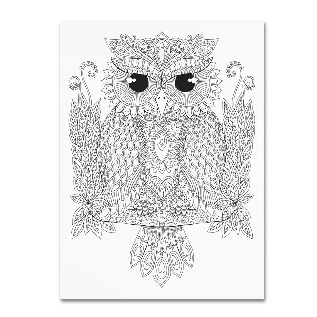 Hello Angel Night Owls 1 14 x 19 Canvas Art Image 2