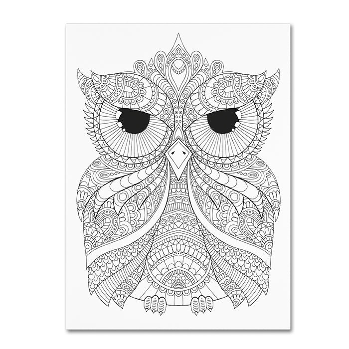 Hello Angel Night Owls 4 14 x 19 Canvas Art Image 1