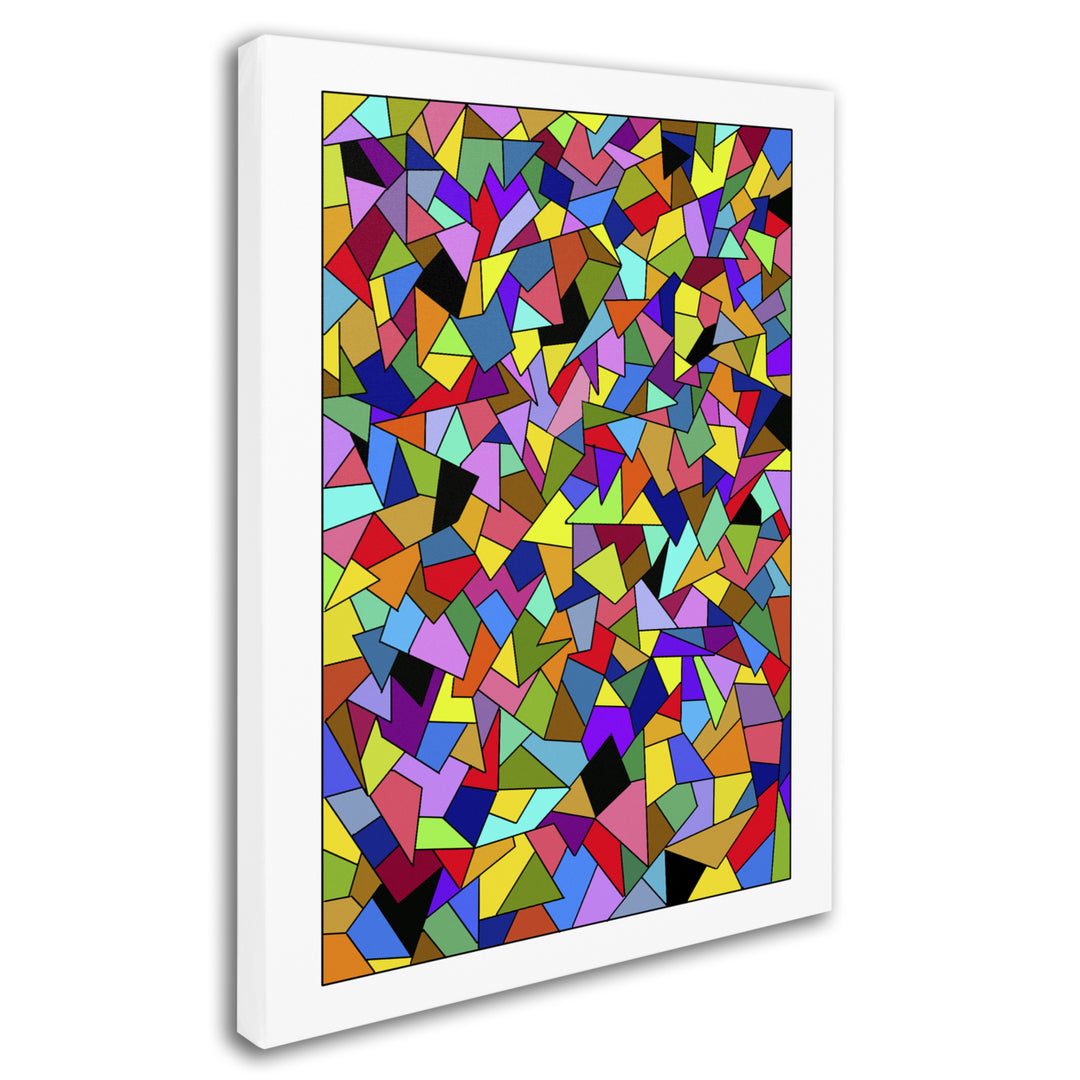 Kathy G. Ahrens Shards Colored 14 x 19 Canvas Art Image 3