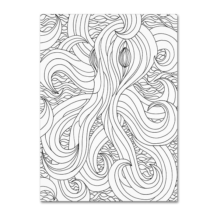 Kathy G. Ahrens Mixed Coloring Book 47 14 x 19 Canvas Art Image 1