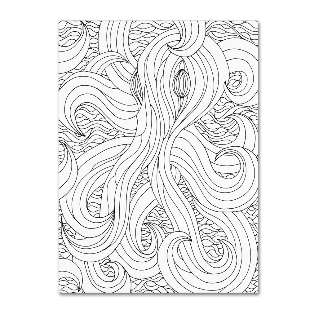 Kathy G. Ahrens Mixed Coloring Book 47 14 x 19 Canvas Art Image 2