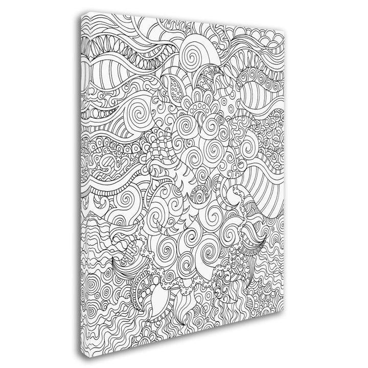 Kathy G. Ahrens Mixed Coloring Book 53 14 x 19 Canvas Art Image 3