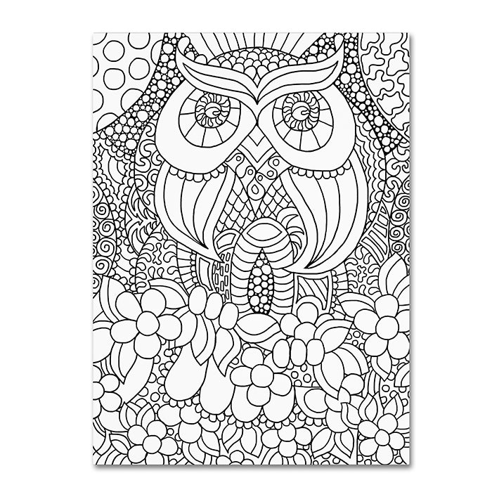 Kathy G. Ahrens Mixed Coloring Book 56 14 x 19 Canvas Art Image 1