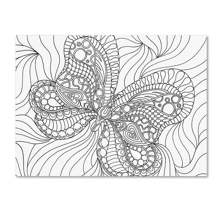 Kathy G. Ahrens Mixed Coloring Book 57 14 x 19 Canvas Art Image 1