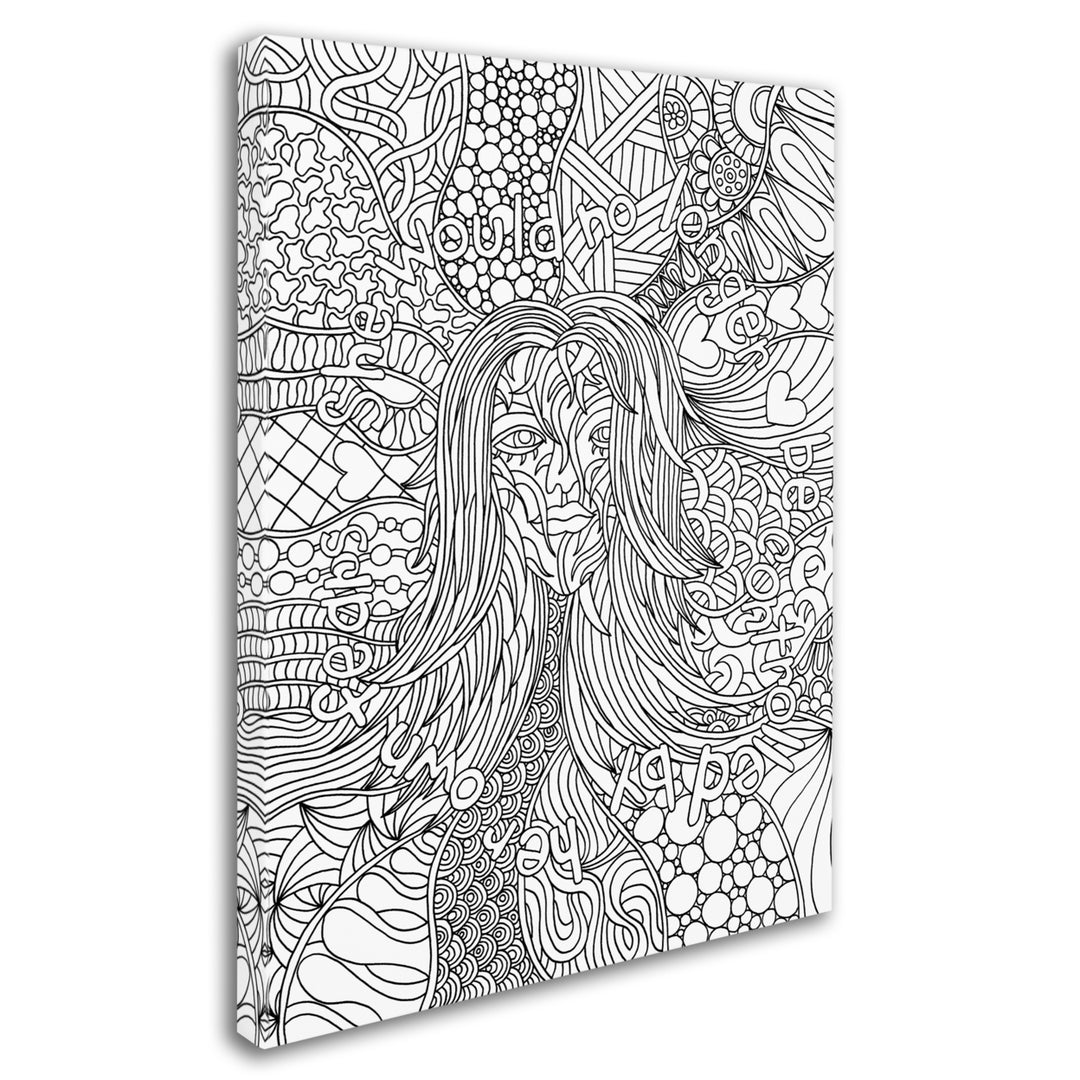 Kathy G. Ahrens Mixed Coloring Book 58 14 x 19 Canvas Art Image 3