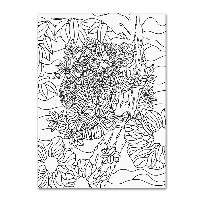 Kathy G. Ahrens Mixed Coloring Book 59 14 x 19 Canvas Art Image 1