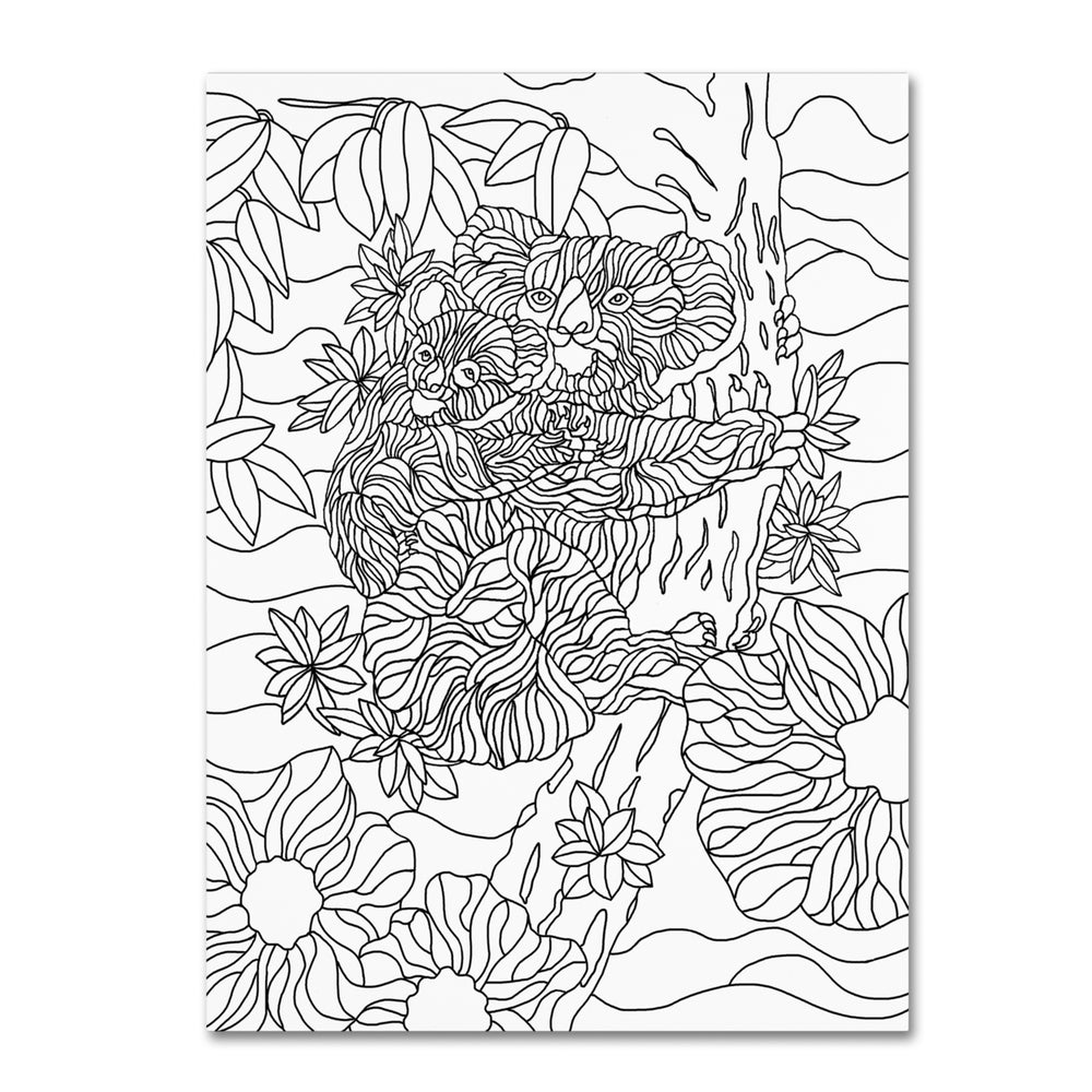 Kathy G. Ahrens Mixed Coloring Book 59 14 x 19 Canvas Art Image 2