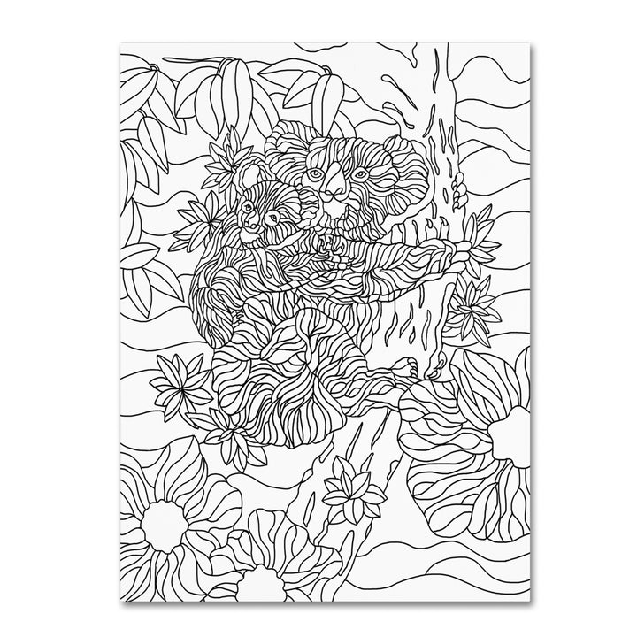 Kathy G. Ahrens Mixed Coloring Book 59 14 x 19 Canvas Art Image 2