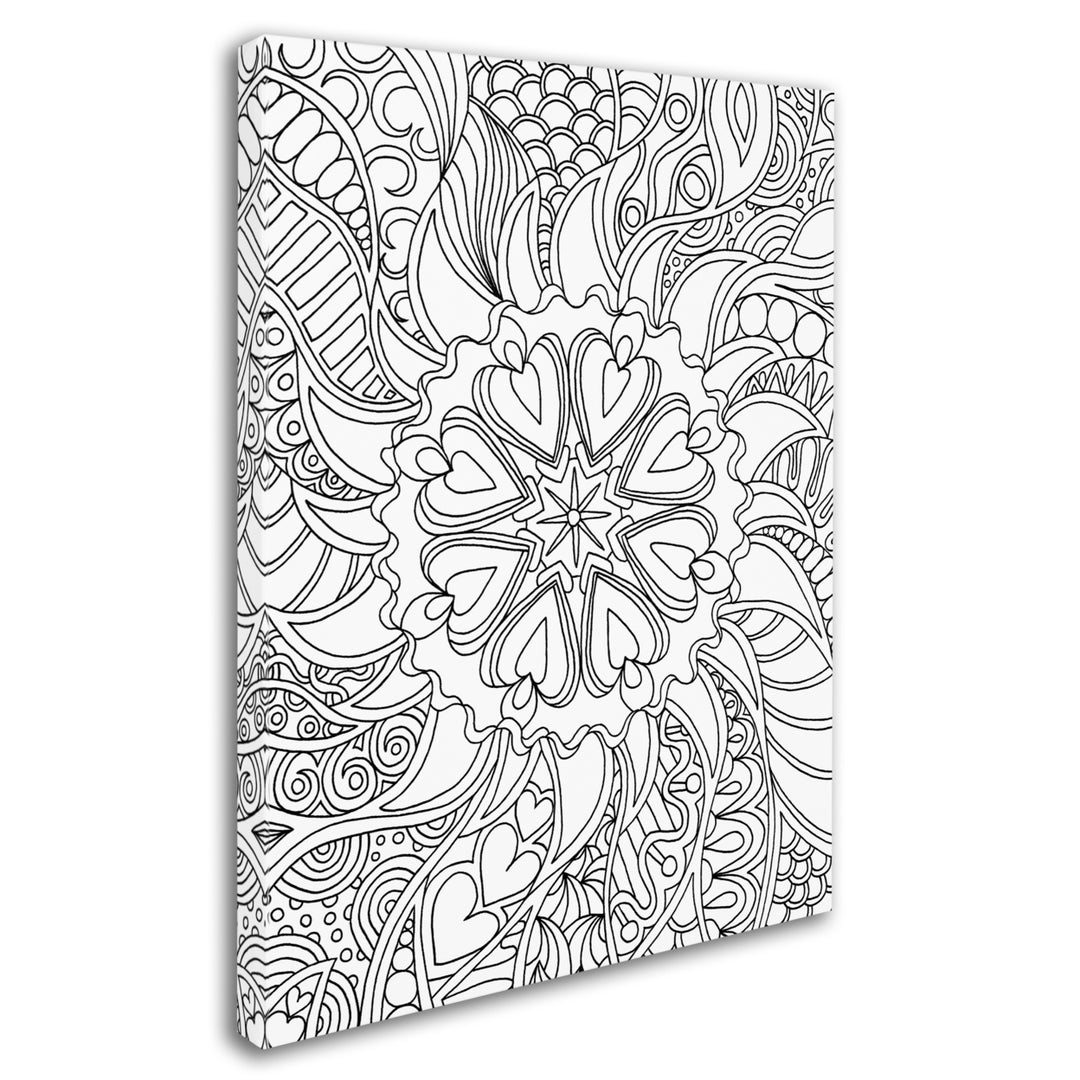 Kathy G. Ahrens Mixed Coloring Book 61 14 x 19 Canvas Art Image 3