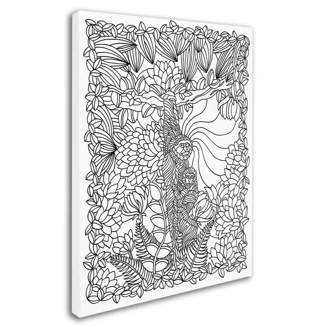 Kathy G. Ahrens Mixed Coloring Book 64 14 x 19 Canvas Art Image 3