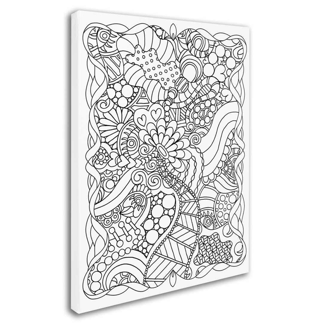 Kathy G. Ahrens Mixed Coloring Book 63 14 x 19 Canvas Art Image 3