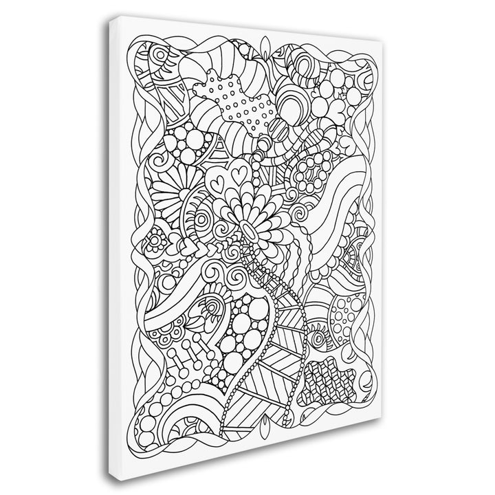 Kathy G. Ahrens Mixed Coloring Book 63 14 x 19 Canvas Art Image 3