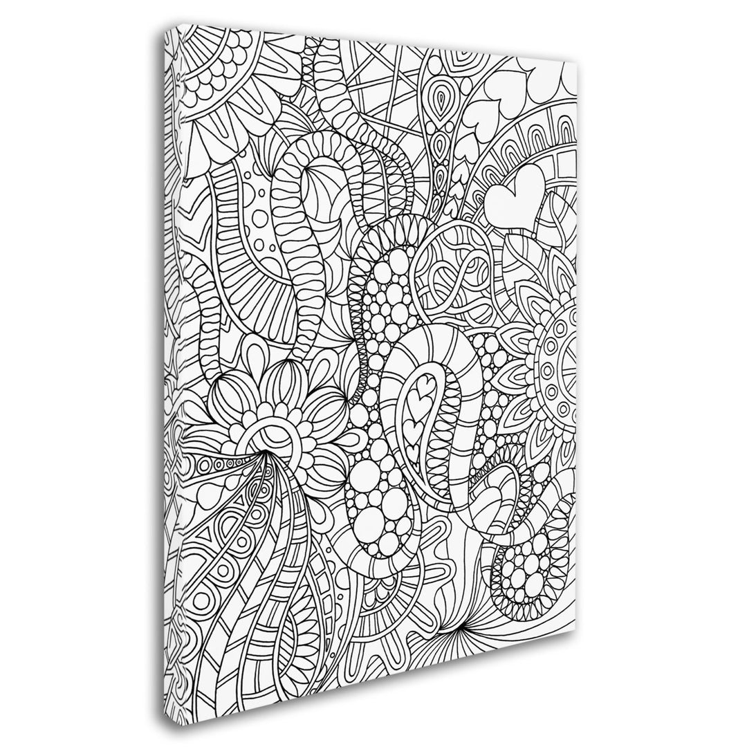 Kathy G. Ahrens Mixed Coloring Book 62 14 x 19 Canvas Art Image 3