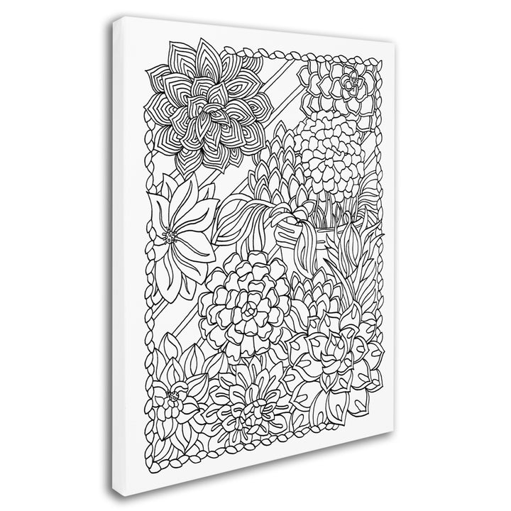 Kathy G. Ahrens Succulents 14 x 19 Canvas Art Image 3