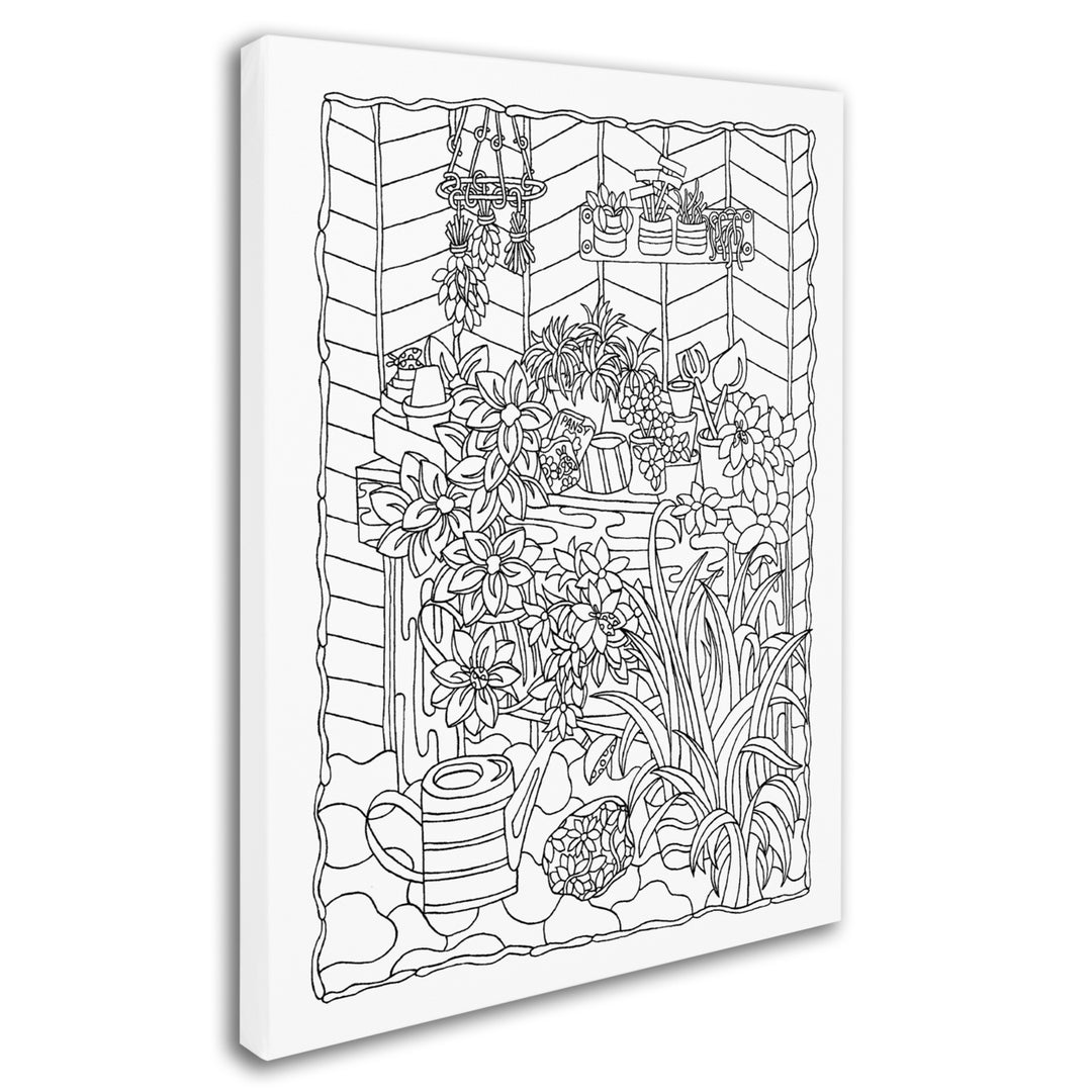 Kathy G. Ahrens Hanging Herbs 14 x 19 Canvas Art Image 3