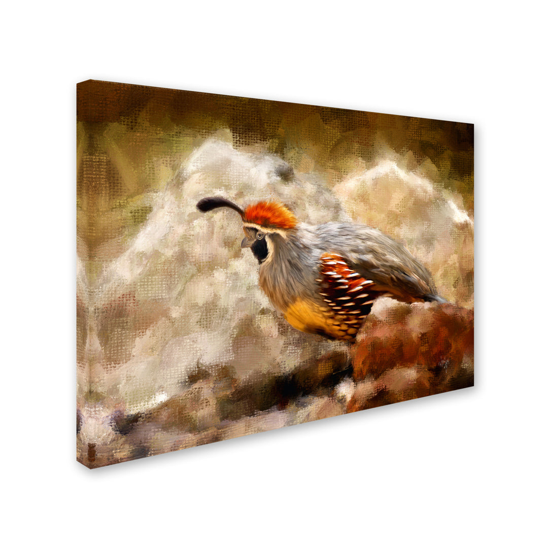 Lois Bryan Hurrying Quail 14 x 19 Canvas Art Image 3