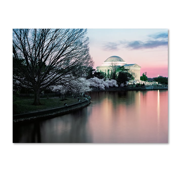 Gregory OHanlon Cherry Blossoms Twilight 14 x 19 Canvas Art Image 1