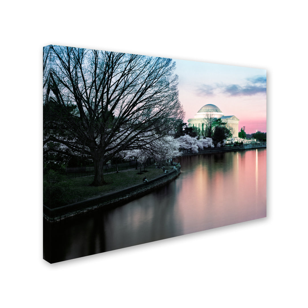 Gregory OHanlon Cherry Blossoms Twilight 14 x 19 Canvas Art Image 3