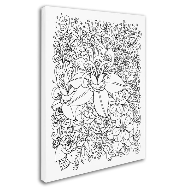 KCDoodleArt Zendoodle 2 14 x 19 Canvas Art Image 3