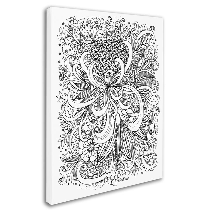 KCDoodleArt Zendoodle 3 14 x 19 Canvas Art Image 3