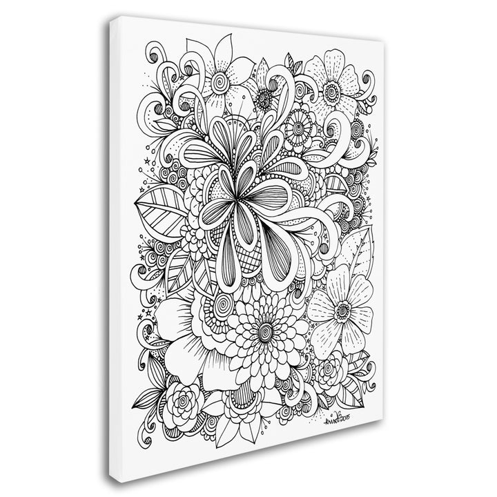 KCDoodleArt Zendoodle 5 14 x 19 Canvas Art Image 3