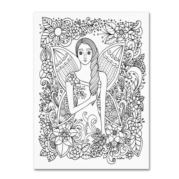 KCDoodleArt Fairy 4 14 x 19 Canvas Art Image 2