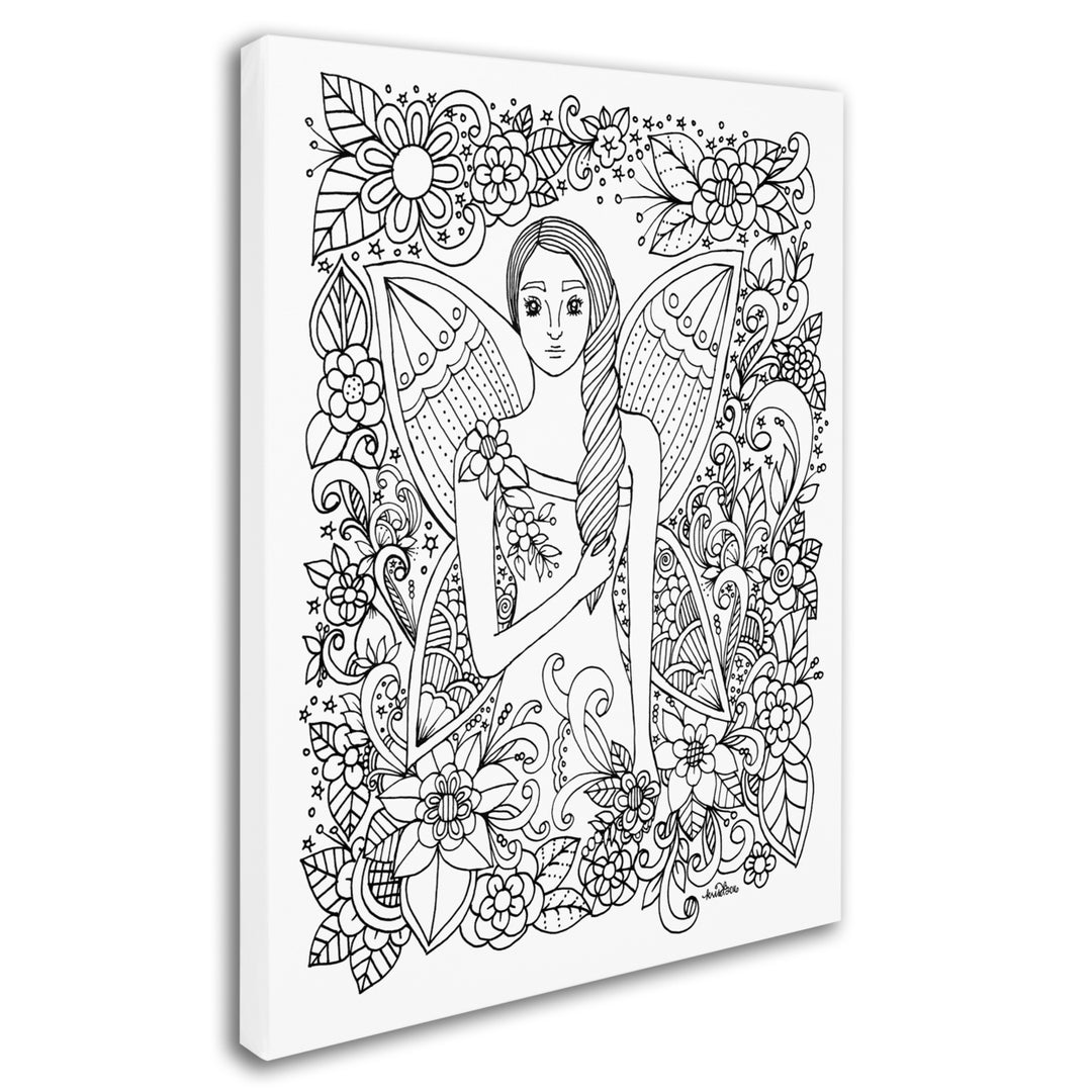 KCDoodleArt Fairy 4 14 x 19 Canvas Art Image 3