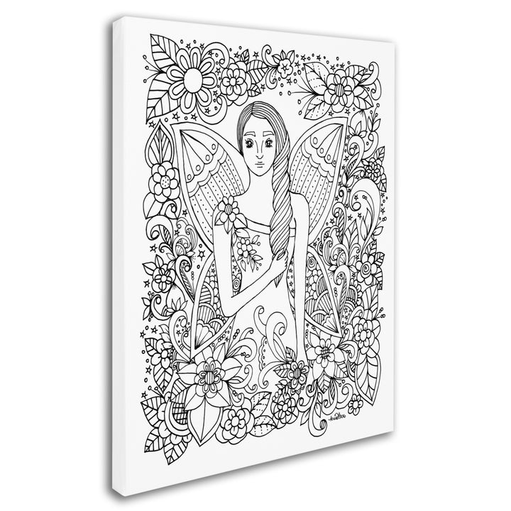 KCDoodleArt Fairy 4 14 x 19 Canvas Art Image 3