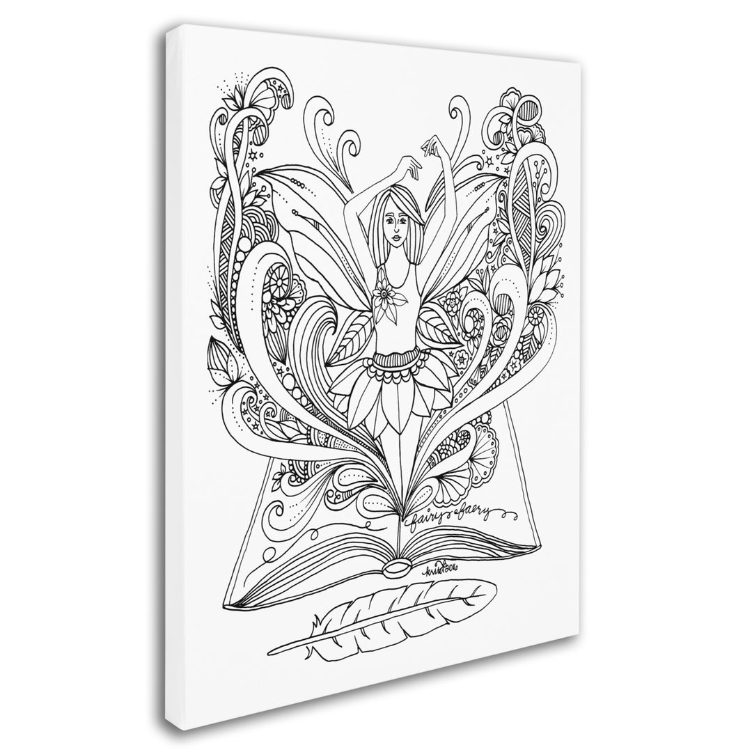 KCDoodleArt Fairy 3 14 x 19 Canvas Art Image 3